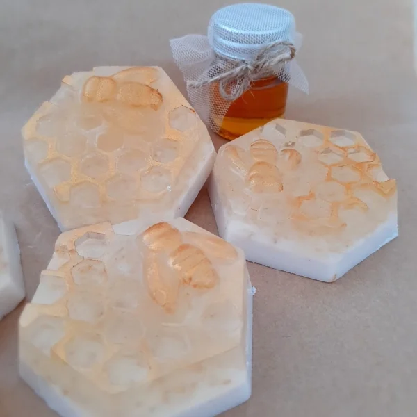 Organic Honey Oat Vanilla Soap 70g | Halal Handmade Goat Milk Soap | Face Care Doorgift for Events & Weddings
