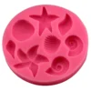 Ocean Shell & Scallop Silicone Mold | DIY Chocolate, Fondant & Cake Decoration Baking Tool | Sea Theme Sugar Craft Mold