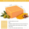 Wholesale Handmade Soap Bar | Goat Milk, Silk, Turmeric, Ginger, Coffee, Sea Salt & Sea Mud | Natural Body & Face Soap (Choose Variant)