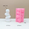 Cobblestone Flower Pot Silicone Mold | Pebble Cement Planter Mold | Resin, Concrete & Gypsum DIY Craft Mold
