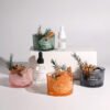 Expanding Non-Fire Aromatherapy Crystal Stone Diffuser | Air Freshener Home Decor Pot with Dried Flower | Natural Fragrance Stone Set