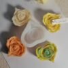 Rose Flower Heart Silicone Mold | DIY Candle, Soap & Cake Decoration Mold | Wedding & Valentine Craft Tool