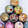 High Quality Aromatherapy Scented Candle | Dried Flower & Crystal Tin Candle | Home Fragrance Gift | Low MOQ Wholesale
