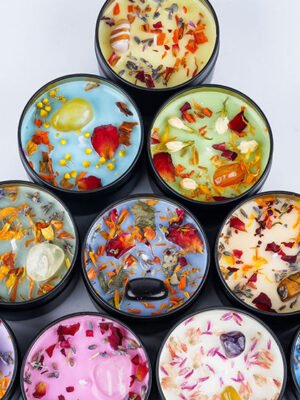 Hbd3ceda7f0c940eb8cbd93253e5143a58.jpg High Quality Aromatherapy Scented Candle | Dried Flower & Crystal Tin Candle | Home Fragrance Gift | Low MOQ Wholesale