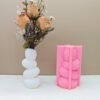 Cobblestone Flower Pot Silicone Mold | Pebble Cement Planter Mold | Resin, Concrete & Gypsum DIY Craft Mold