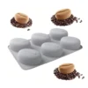 Coffee Bean Silicone Mold | Non-Stick Baking & Craft Mold for Chocolate, Candy, Cookies, Oreo & Mini Soap DIY