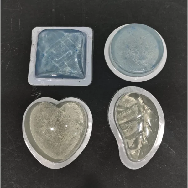 Heart Oval Square Round PVC Soap Mold | DIY Handmade Soap Making Mold | Multi-Shape Craft Soap Form