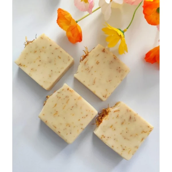 Calendula Infused Handmade Soap 120g ± | Cold Process Natural Soap | Gentle Soothing Face & Body Care