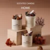 Floral Forest Scented Candle | Soy Wax Aromatherapy Candle with Dried Flower Decor | Relaxing Bedroom & Gift