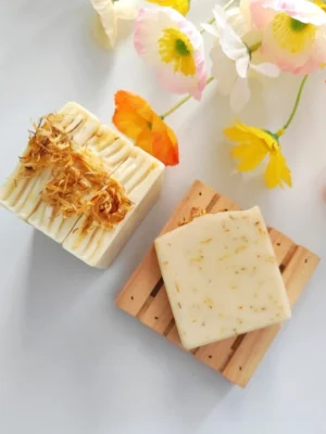 my-11134207-820li-me2i5uowog79a3@resize_w900_nl.webp Calendula Infused Handmade Soap 120g ± | Cold Process Natural Soap | Gentle Soothing Face & Body Care