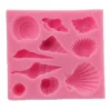 Ocean Shell & Scallop Silicone Mold | DIY Chocolate, Fondant & Cake Decoration Baking Tool | Sea Theme Sugar Craft Mold