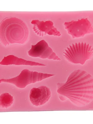 sg-11134201-22100-ta02u588toiv46.webp Ocean Shell & Scallop Silicone Mold | DIY Chocolate, Fondant & Cake Decoration Baking Tool | Sea Theme Sugar Craft Mold