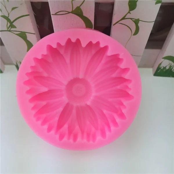 Sunflower Silicone Mold | Fondant Chocolate Cake Decoration Mold | DIY Soap, Gypsum & Baking Craft Tool