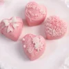Love Rose Heart Silicone Mold | Fondant Chocolate Soap & Cake Decoration Mold | DIY Mousse Baking Tool