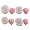 Love Rose Heart Silicone Mold | Fondant Chocolate Soap & Cake Decoration Mold | DIY Mousse Baking Tool