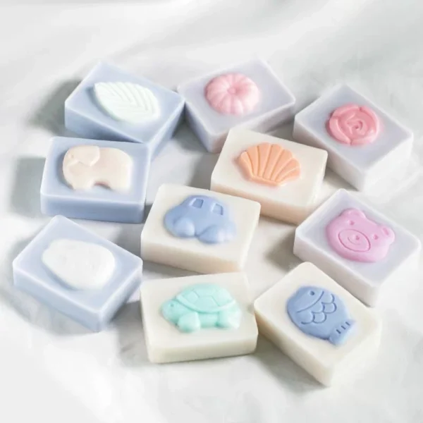 sg-11134201-7rce6-ltjkmxyj6m1f32.webp 12-Cavity Multi-Shape Silicone Soap Mold | Animal & Flower Handmade Soap Making Mold | DIY Craft Soap Form