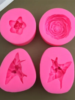 sg-11134201-7rd5p-m7rwlwmhgt6v86.webp 4 Types 3D Flower Silicone Mold | Fondant Cake Decorating Tool | Chocolate, Gumpaste, Resin, Soap & Clay DIY Mold