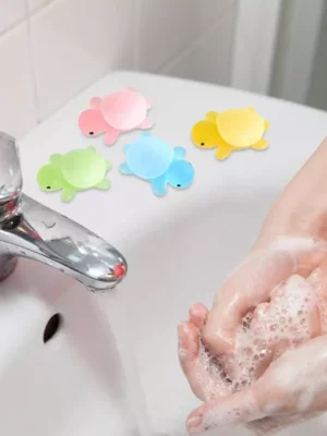 sg-11134201-820mz-mnn1tvpsv5z78c.webp Children Sea Turtle Soap Set (4pcs) | Cute Mini Handmade Soap | Gentle Face, Body & Hand Cleansing Soap for Kids