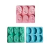 Healthy Materials Honey Bee Silicone Soap Mold | 6-Cavity Oval 3D Handmade Soap Making Mold | DIY Craft Soap Silicone Form