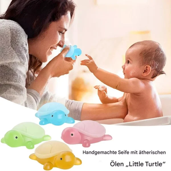 sg-11134201-820o3-mnn1ty55tvy983.webp Children Sea Turtle Soap Set (4pcs) | Cute Mini Handmade Soap | Gentle Face, Body & Hand Cleansing Soap for Kids